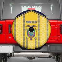 Custom Ecuador Football Spare Tire Cover 2025 Come On La Tricolor - Wonder Print Shop