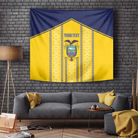 Custom Ecuador Football Tapestry 2025 Come On La Tricolor - Wonder Print Shop