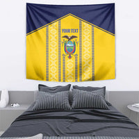Custom Ecuador Football Tapestry 2025 Come On La Tricolor - Wonder Print Shop