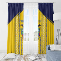 Custom Ecuador Football Window Curtain 2025 Come On La Tricolor - Wonder Print Shop