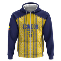 Custom Ecuador Football Zip Hoodie 2025 Come On La Tricolor - Wonder Print Shop