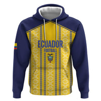 Custom Ecuador Football Zip Hoodie 2025 Come On La Tricolor - Wonder Print Shop