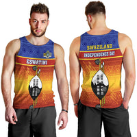 eswatini-independence-day-men-tank-top-swaziland-nguni-shield-gradient-african-pattern