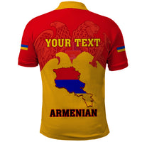 Personalised Armenia Independence Day Polo Shirt Armenian Coat Of Arms 32st Anniversary - Wonder Print Shop