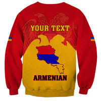 Personalised Armenia Independence Day Sweatshirt Armenian Coat Of Arms 32st Anniversary - Wonder Print Shop