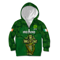 Ireland Rugby Kid Hoodie 2023 Word Cup Celtic Cross Go Champions Irish - Wonder Print Shop