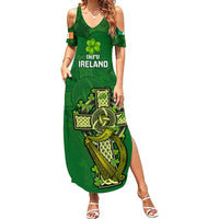 Ireland Rugby Summer Maxi Dress 2023 Word Cup Celtic Cross Go Champions Irish - Wonder Print Shop