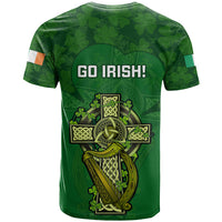 Ireland Rugby T Shirt 2023 Word Cup Celtic Cross Go Champions Irish - Wonder Print Shop