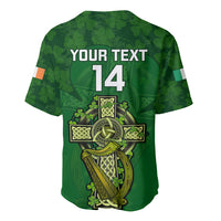 Custom Ireland Rugby Baseball Jersey 2023 Word Cup Celtic Cross Go Champions Irish - Wonder Print Shop