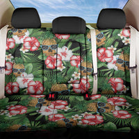 Pineapple Skull Aloha Hawaii Back Car Seat Cover Summer Vibes Tropical Seamless Pattern - Wonder Print Shop