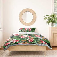 Pineapple Skull Aloha Hawaii Bedding Set Summer Vibes Tropical Seamless Pattern - Wonder Print Shop