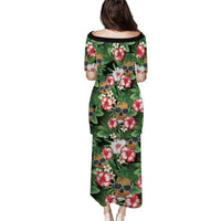 Pineapple Skull Aloha Hawaii Puletasi Summer Vibes Tropical Seamless Pattern - Wonder Print Shop