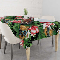Pineapple Skull Aloha Hawaii Tablecloth Summer Vibes Tropical Seamless Pattern - Wonder Print Shop