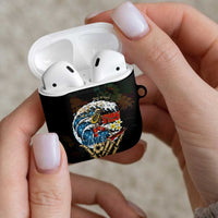 Aloha Hawaii Surfing Skull AirPods Case Shaka Skeleton Ride The Waves - Wonder Print Shop
