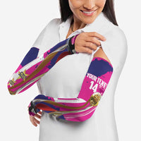 Barbados Royals Cricket Custom Arm Sleeves 3rd Champions Trophy Proud - Pink - Wonder Print Shop