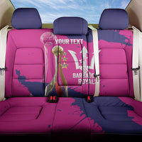 Barbados Royals Cricket Custom Back Car Seat Cover 3rd Champions Trophy Proud - Pink - Wonder Print Shop