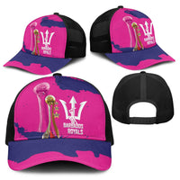 Barbados Royals Cricket Baseball Net Cap 3rd Champions Trophy Proud - Pink - Wonder Print Shop