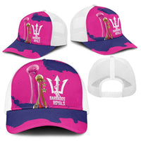 Barbados Royals Cricket Baseball Net Cap 3rd Champions Trophy Proud - Pink - Wonder Print Shop