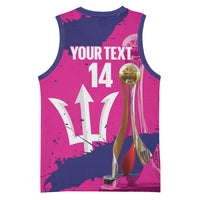 Barbados Royals Cricket Custom Basketball Jersey 3rd Champions Trophy Proud - Pink - Wonder Print Shop