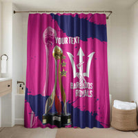 Barbados Royals Cricket Custom Bathroom Set 3rd Champions Trophy Proud - Pink - Wonder Print Shop