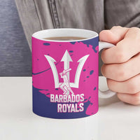 Barbados Royals Cricket Custom Ceramic Mug 3rd Champions Trophy Proud - Pink - Wonder Print Shop