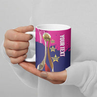 Barbados Royals Cricket Custom Ceramic Mug 3rd Champions Trophy Proud - Pink - Wonder Print Shop