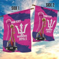 Barbados Royals Cricket Custom Garden Flag 3rd Champions Trophy Proud - Pink - Wonder Print Shop