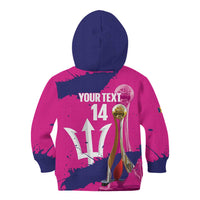Barbados Royals Cricket Custom Kid Hoodie 3rd Champions Trophy Proud - Pink - Wonder Print Shop