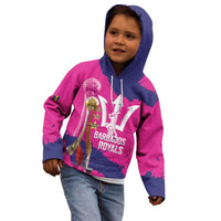 Barbados Royals Cricket Custom Kid Hoodie 3rd Champions Trophy Proud - Pink - Wonder Print Shop