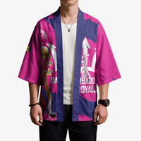 Barbados Royals Cricket Custom Kimono 3rd Champions Trophy Proud - Pink - Wonder Print Shop