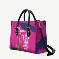 Barbados Royals Cricket Custom Leather Bag 3rd Champions Trophy Proud - Pink - Wonder Print Shop