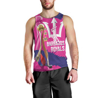 Barbados Royals Cricket Custom Men Tank Top 3rd Champions Trophy Proud - Pink - Wonder Print Shop