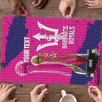 Barbados Royals Cricket Custom Puzzle 3rd Champions Trophy Proud - Pink - Wonder Print Shop
