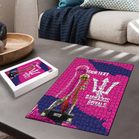 Barbados Royals Cricket Custom Puzzle 3rd Champions Trophy Proud - Pink - Wonder Print Shop