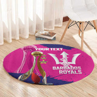 Barbados Royals Cricket Custom Round Carpet 3rd Champions Trophy Proud - Pink - Wonder Print Shop
