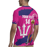 Barbados Royals Cricket Custom Rugby Jersey 3rd Champions Trophy Proud - Pink - Wonder Print Shop
