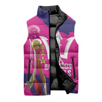 Barbados Royals Cricket Custom Sleeveless Puffer Jacket 3rd Champions Trophy Proud - Pink - Wonder Print Shop