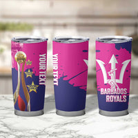 Barbados Royals Cricket Custom Tumbler Cup 3rd Champions Trophy Proud - Pink - Wonder Print Shop