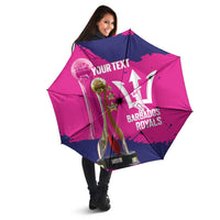 Barbados Royals Cricket Custom Umbrella 3rd Champions Trophy Proud - Pink - Wonder Print Shop