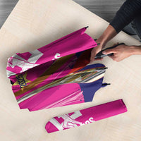 Barbados Royals Cricket Custom Umbrella 3rd Champions Trophy Proud - Pink - Wonder Print Shop