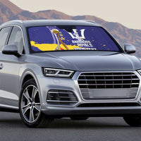 Barbados Royals Cricket Custom Auto Sun Shade 3rd Champions Trophy Proud - Blue - Wonder Print Shop