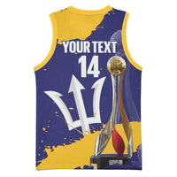 Barbados Royals Cricket Custom Basketball Jersey 3rd Champions Trophy Proud - Blue - Wonder Print Shop