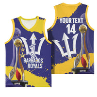 Barbados Royals Cricket Custom Basketball Jersey 3rd Champions Trophy Proud - Blue - Wonder Print Shop