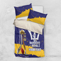 Barbados Royals Cricket Custom Bedding Set 3rd Champions Trophy Proud - Blue - Wonder Print Shop