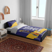 Barbados Royals Cricket Custom Bedding Set 3rd Champions Trophy Proud - Blue - Wonder Print Shop