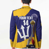 Barbados Royals Cricket Custom Blazer 3rd Champions Trophy Proud - Blue - Wonder Print Shop