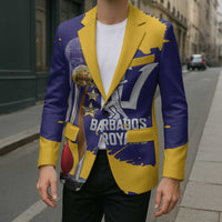 Barbados Royals Cricket Custom Blazer 3rd Champions Trophy Proud - Blue - Wonder Print Shop