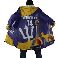 Barbados Royals Cricket Custom Cloak 3rd Champions Trophy Proud - Blue - Wonder Print Shop