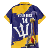Barbados Royals Cricket Custom Family Matching Puletasi and Hawaiian Shirt 3rd Champions Trophy Proud - Blue - Wonder Print Shop