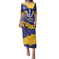 Barbados Royals Cricket Custom Family Matching Puletasi and Hawaiian Shirt 3rd Champions Trophy Proud - Blue - Wonder Print Shop